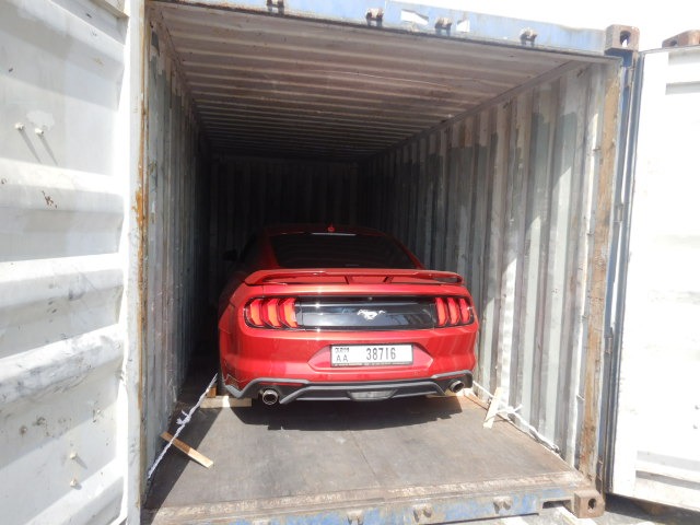 car shipping cost from dubai to india