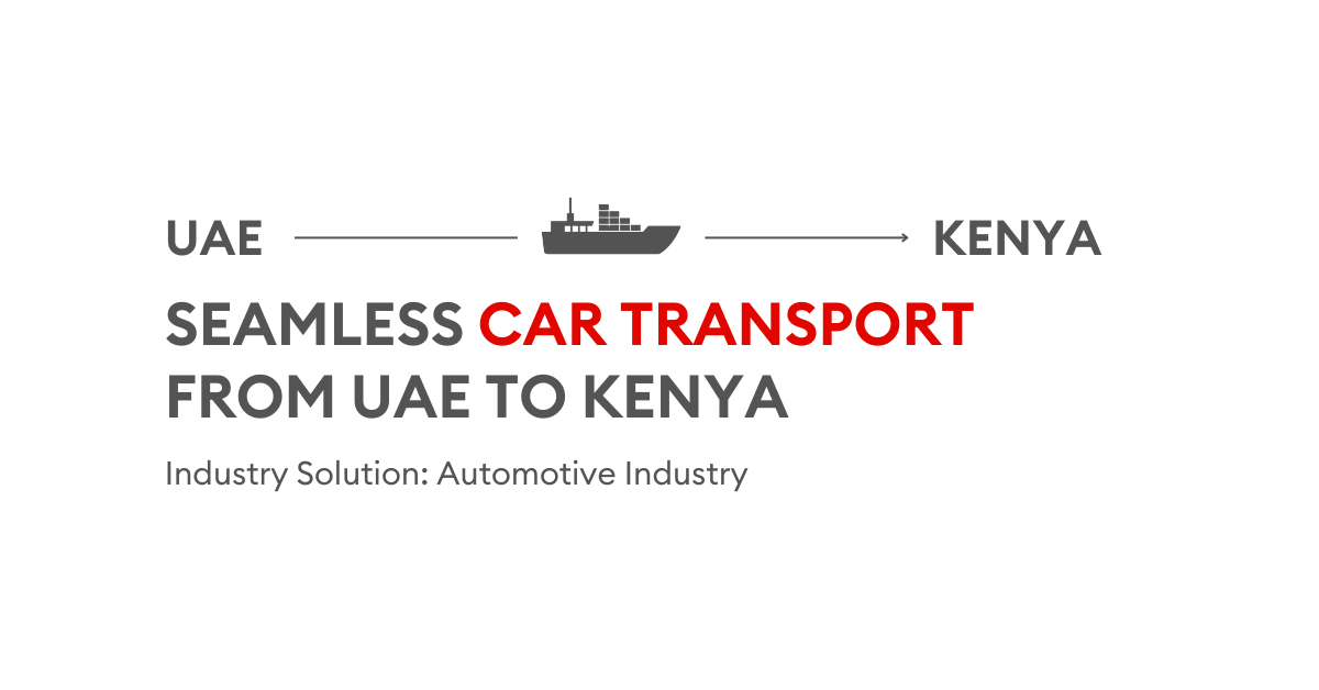 Car Transport from UAE to Kenya